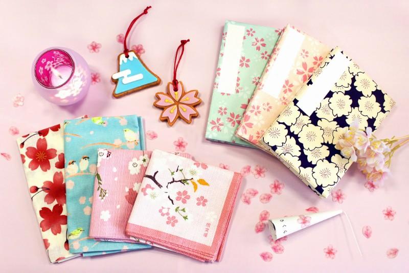 Exclusive goods offering a spring feeling are on sale at Tokyo City View Souvenir Shop