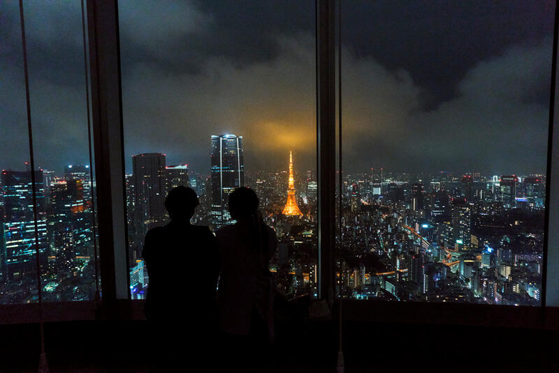 東京の中心から絶景を