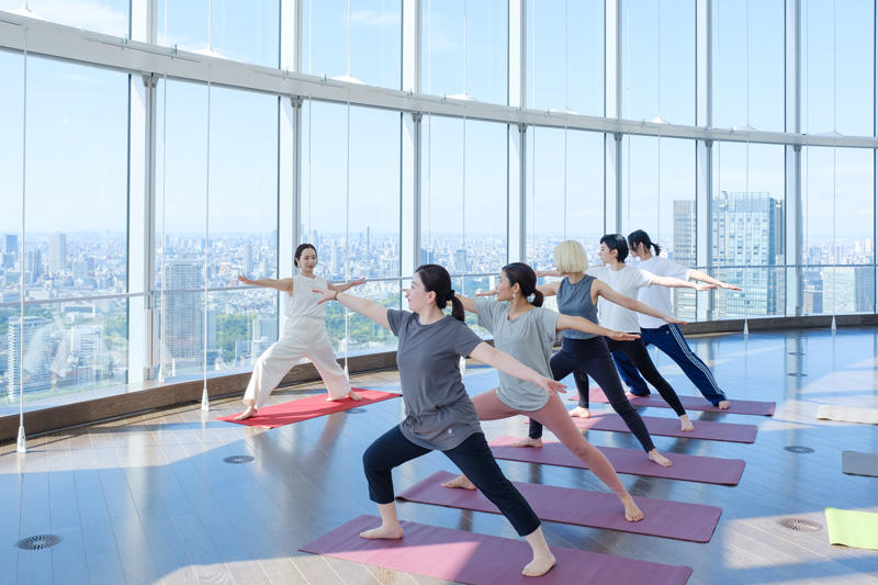 Enjoy Sky Morning Yoga in an expansive panoramic setting!