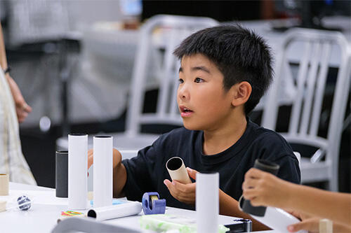 六本木天文クラブキッズワークショップ「天体望遠鏡を作ろう」